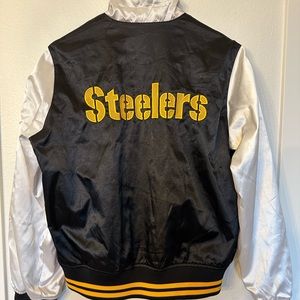 NFLReebok Vintage Pittsburg Steelers Satin Jacket